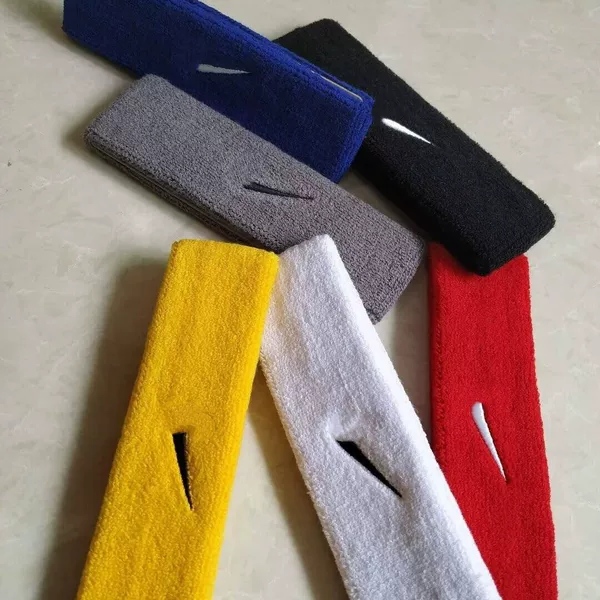 Pure cotton Nester wristband and headband, sweat-absorbing, anti-sweat, for sports, fitness, yoga, men's and women's tennis, running, basketball headband