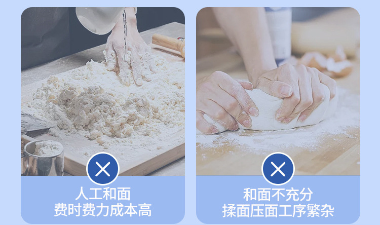 全自动商用和面机全自动搅拌活面拌面机揉面厨师机10/15/25公斤