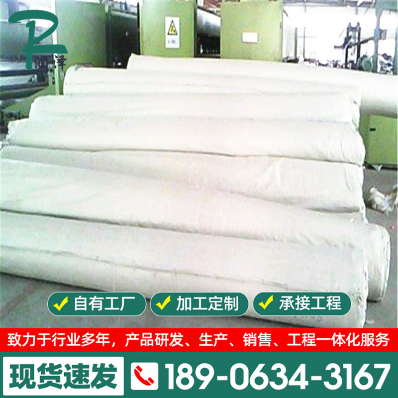 现货批发土工布公路养护堤坝护坡用复合土工布涤纶土工布|ms