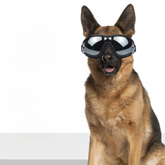 Anlorr Pet Glasses for Large and Medium Dogs, Outdoor Travel Sunglasses with Wind and Dust Protection, UV Shielding