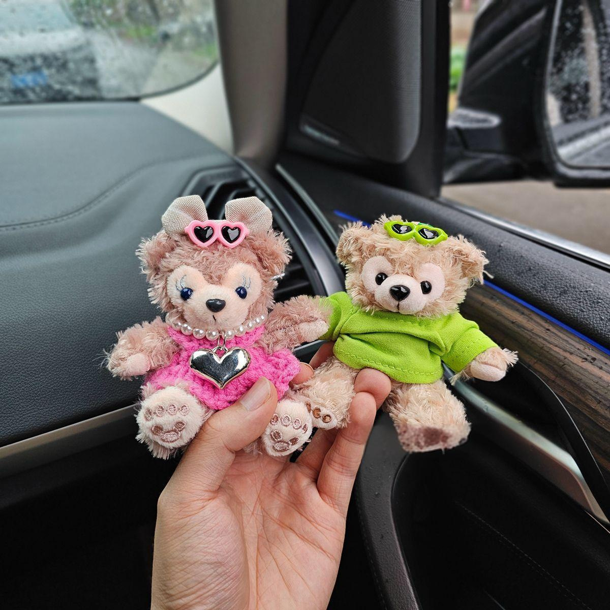 Shirley Mei Regalo para niña, bolso de mujer, adorno, muñeca de felpa, coche, Tamiflu, llavero, colgante lindo