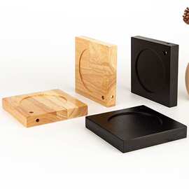 跨境木质香薰灯底座家用多规格可定香薰精油熔蜡灯木托小夜灯底座