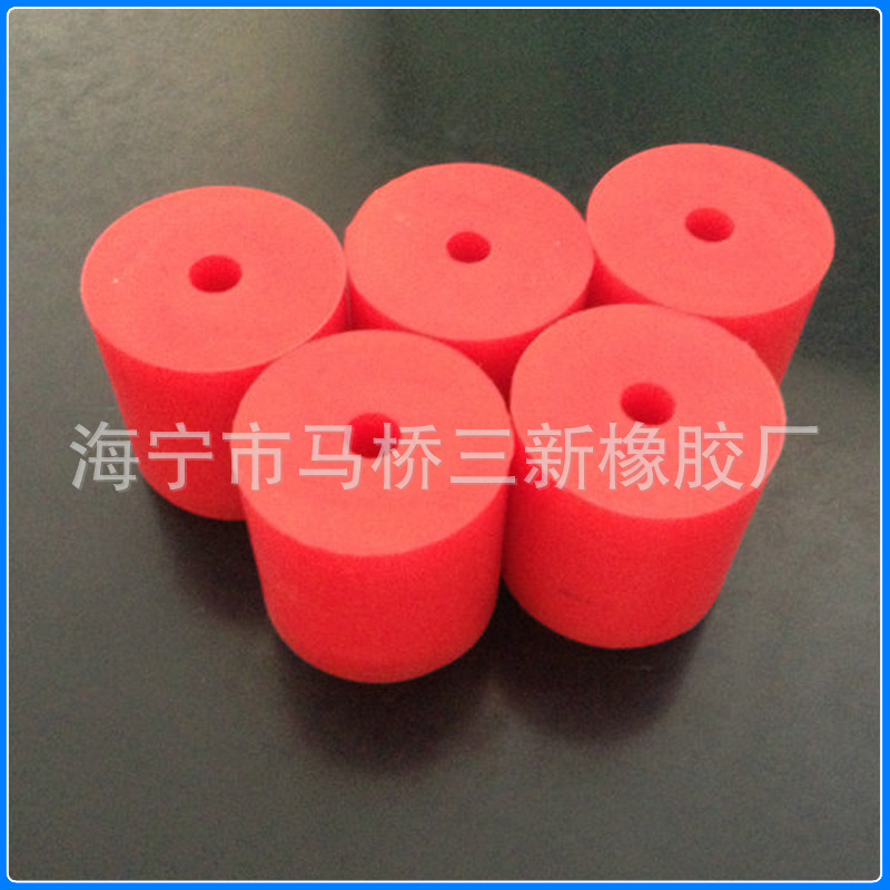 圆柱形橡胶减震垫 丁苯胶橡胶减震垫 聚氨酯弹性垫 聚氨酯垫