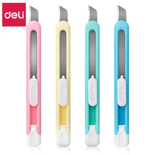 Deli 2054 Art Knife Student Cutting Paper Origami Art Knife Children's Toy Box Cutting Paper Knife