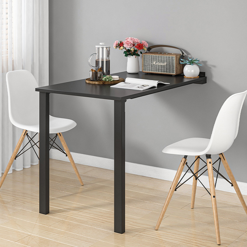 Tabla plegable multifuncional de tipo mural para el hogar simple y invisible tabla de comedor de pared pequeña tabla de comedor de pared