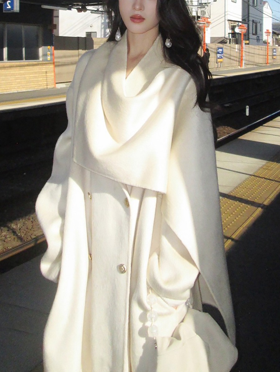 Winter woolen woolen coat