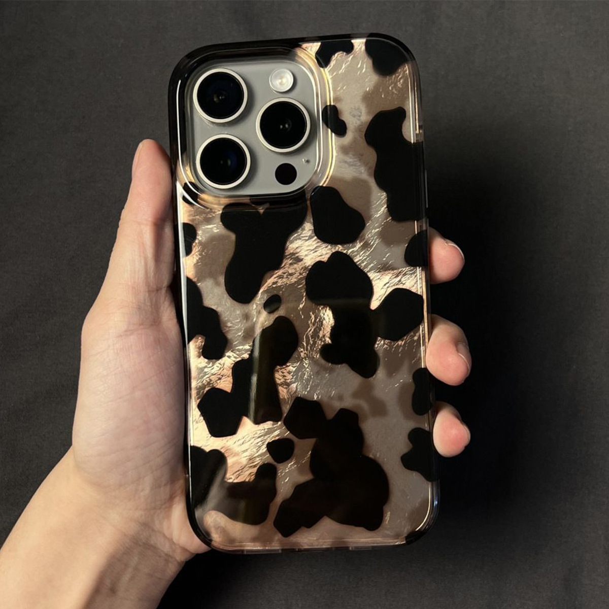 Suitable for Iphone14 Cut Out Imd Mobile Phone Case Swirl 14Pro Two-In-One with Stand Double-Layer Mobile Phone Case Accessible Luxury