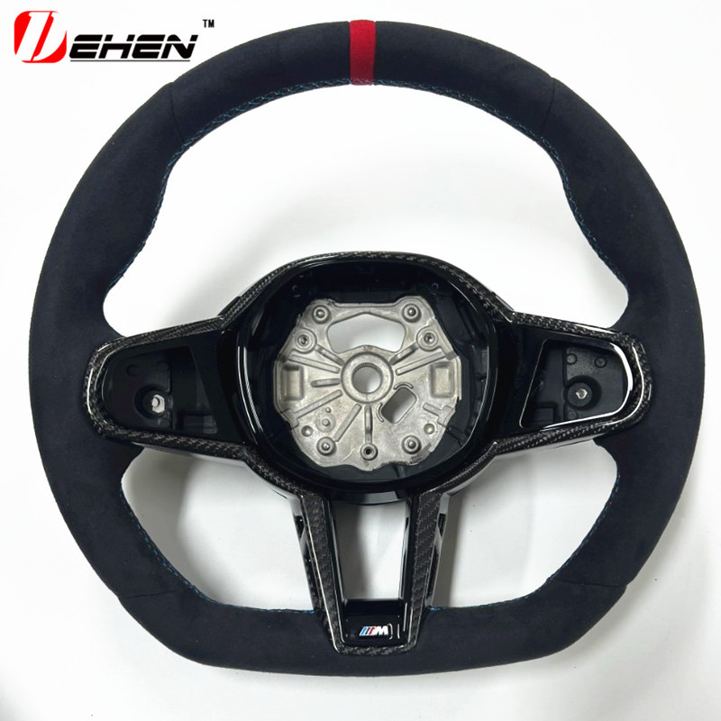 BMW Carbon Fiber Steering Wheel for BMW 24 CS M2 M3 M4 M5 X3M X4M X5M X6M (Steering wheel) - m2m3m4