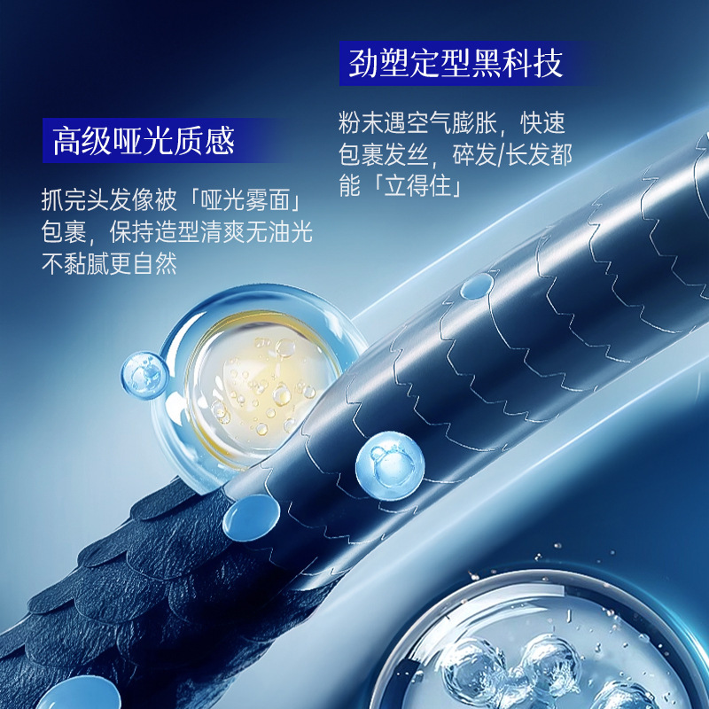EMWM男士劲塑哑光发泥100g养发滋养修护干枯发质角蛋白发膜|undefined