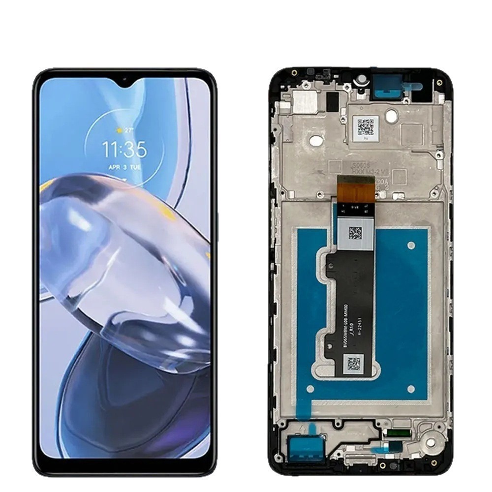 Aplicable para el conjunto de pantalla de teléfono móvil MOTO E22, pantalla LCD, pantalla táctil interna y externa LCD integrada