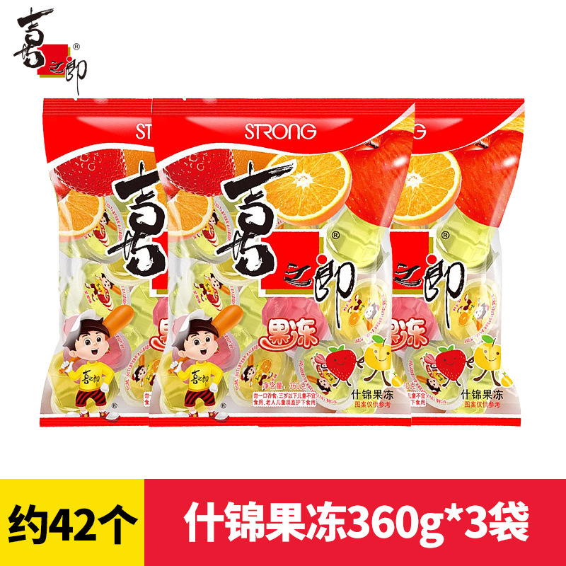 [3봉지, 약 42개입] 모듬젤리 360g*3