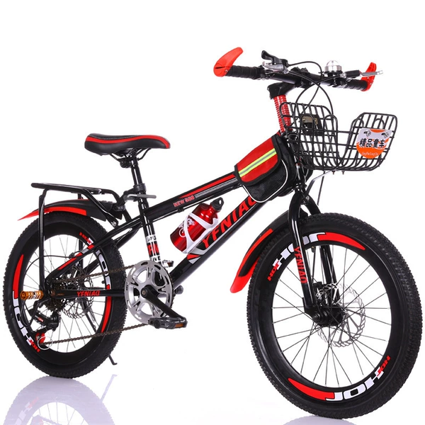 Red bike shifter (brake handle) disc brake, set, basket