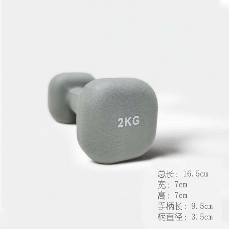 Starry sky gray 2KG [square head dumbbell] single