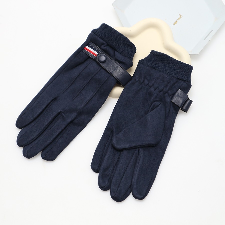 남성용 컬러 스트라이프 나사 네이비