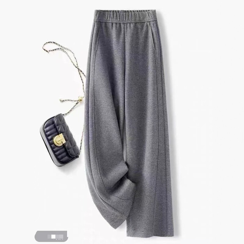 High-Waisted Loose Straight-Leg Casual Pants for Women, New Autumn Style, Cloud-Like Drape, Wide-Leg Pants, Lazy Style, Floor-Length Trousers High-Waisted Loose Straight-Leg Casual Pants for Women, New Autumn Style, Cloud-Like Drape, Wide-Leg Pants, Lazy Style, Floor-Length Trousers