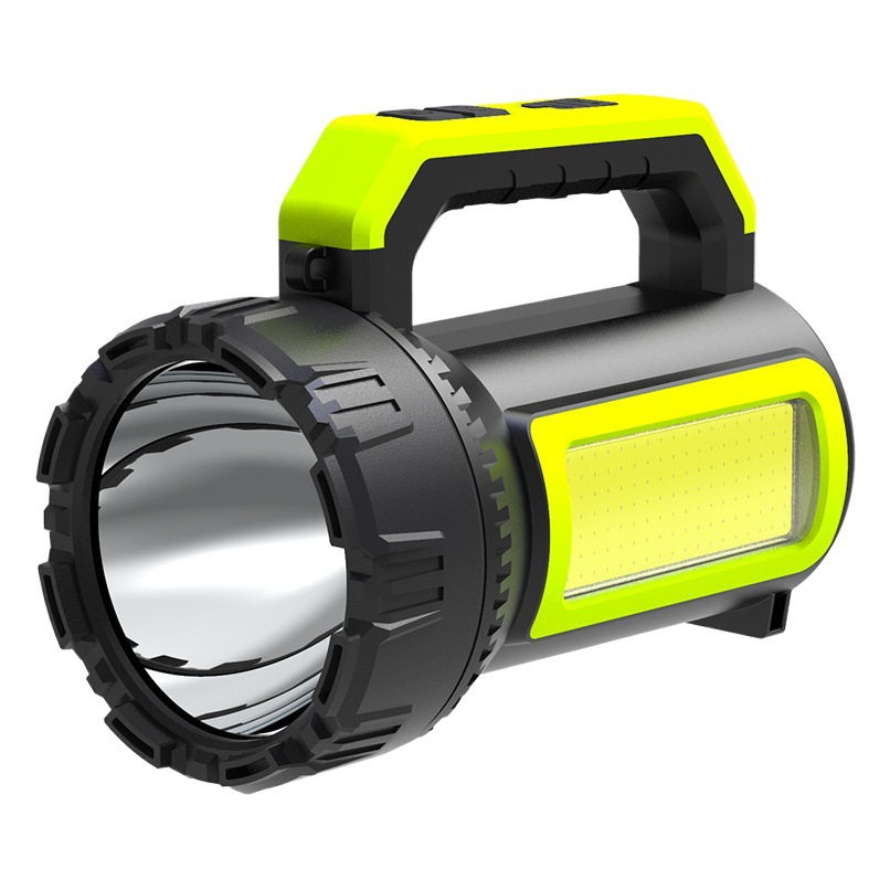 Linterna de alta potencia fuerte carga de Luz Súper brillante portátil al aire libre Reflector lámpara de minero de largo alcance resistencia hogar emergencia