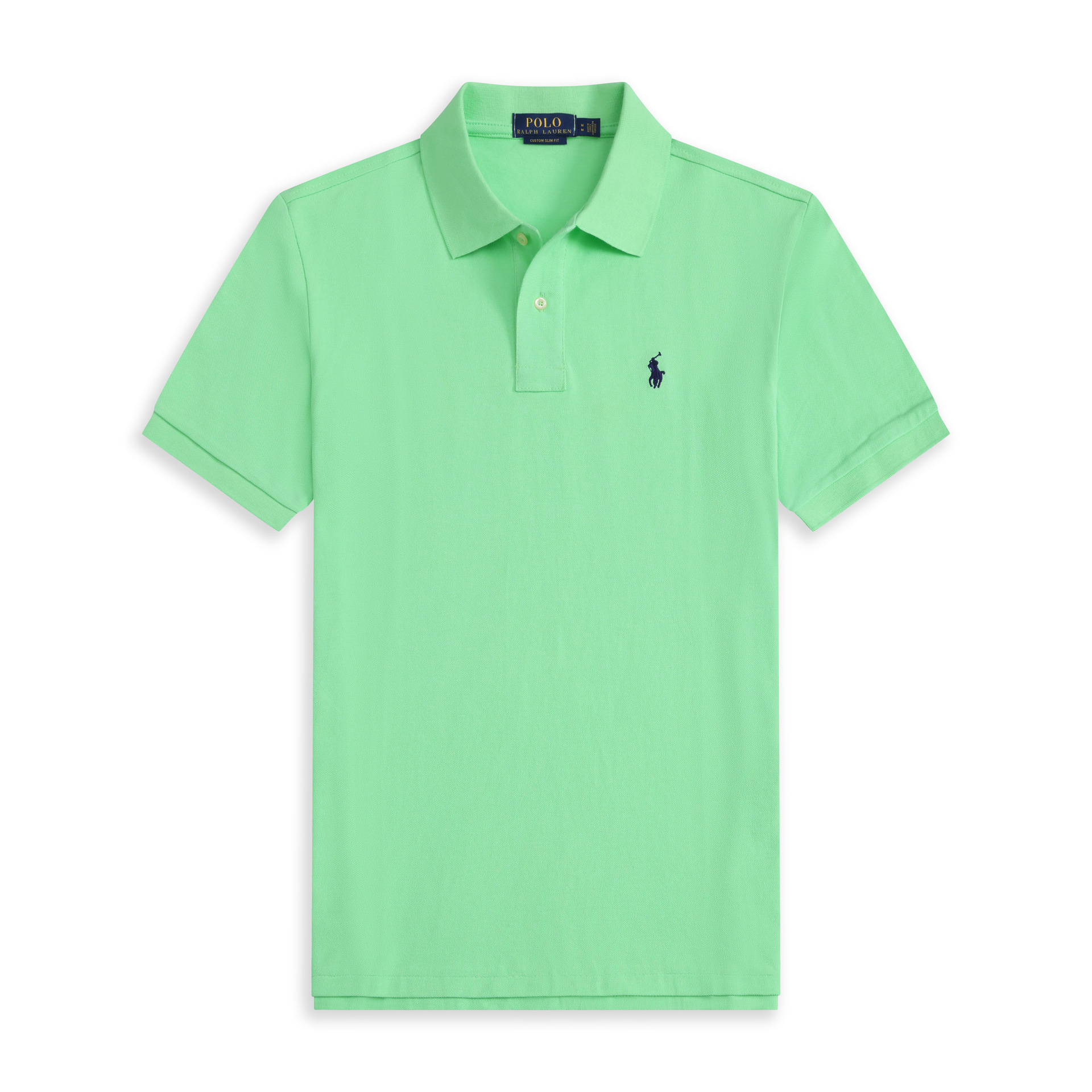 Light green blue label / S