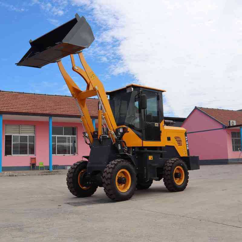 斗轮机四驱铲车农用装卸工程机械小型铲车柴油动力液压可更换辅具