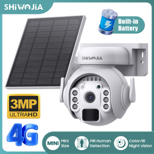 Cross Border 4G Solar Camera Outdoor Wireless wifi Monitoring Night Vision Low Power Full Color HD Camera