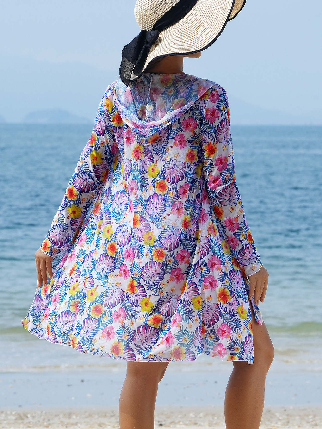 GraceChic Ming Yi New European And American Fashion High-End Sexy Multi-Color Printed Bikini BIKINI Three-Piece Women's Swimsuit_voghion.com