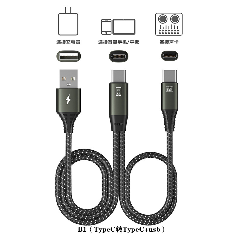 B1(TypeC转TypeC+usb)