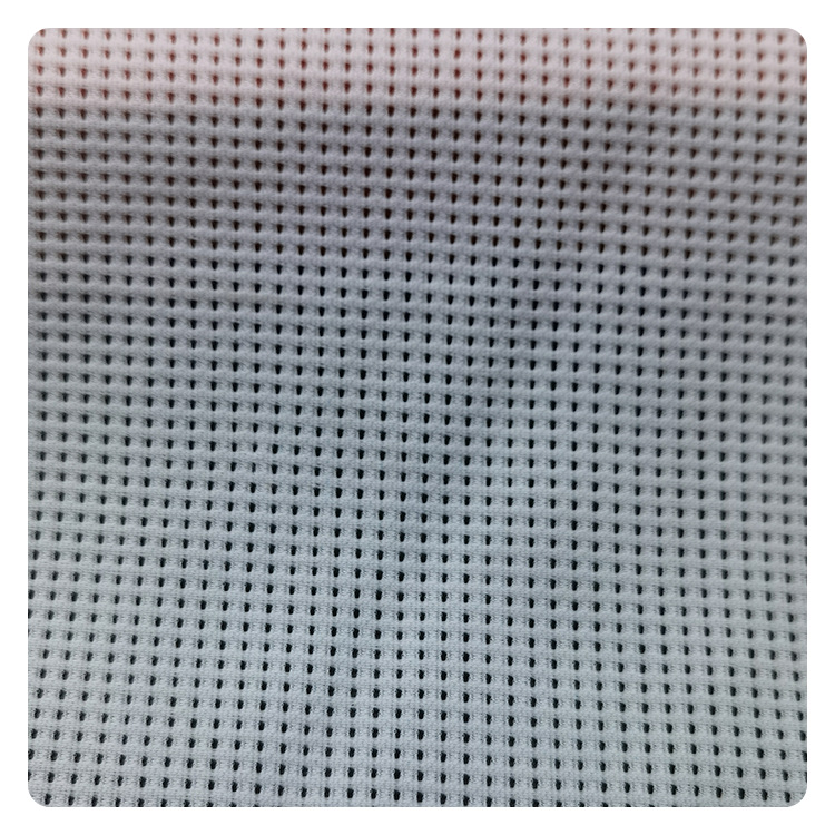 锦氨洞洞布 四面高弹网布 氨纶空气层轻肤柔软服装辅料厂家直发