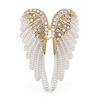 Fashion Versatile Enamel Pin, Yaxa sancaqları - white