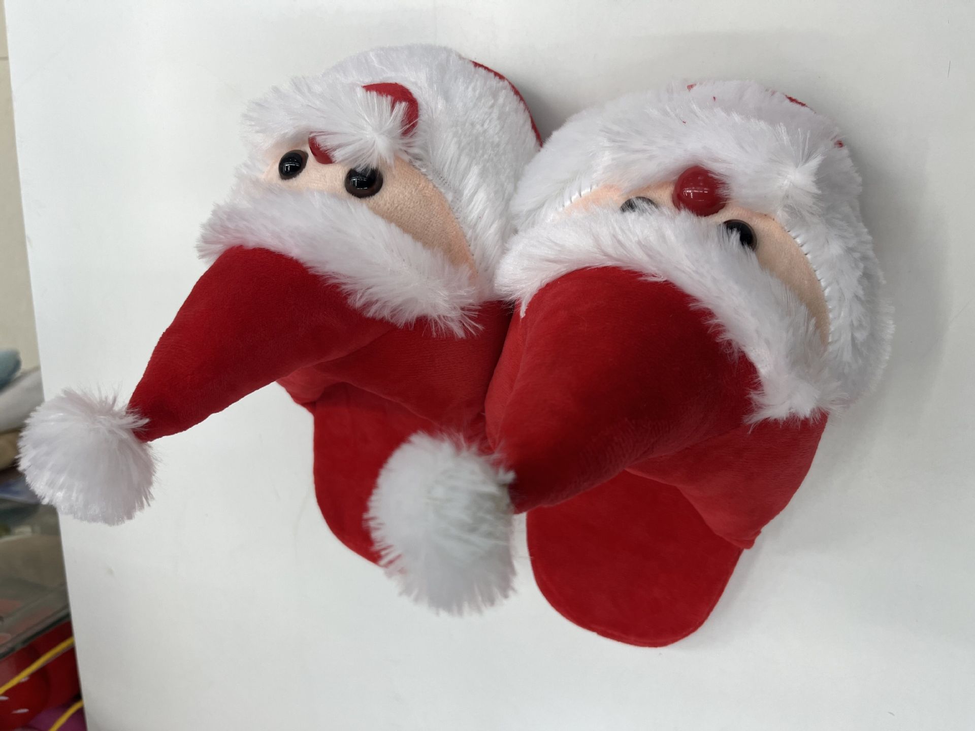 Weihnachtshalbslip Baumwollpantoffeln Weihnachtsfeier Hausschuhe Weihnachtsmann Hausschuhe_voghion.com