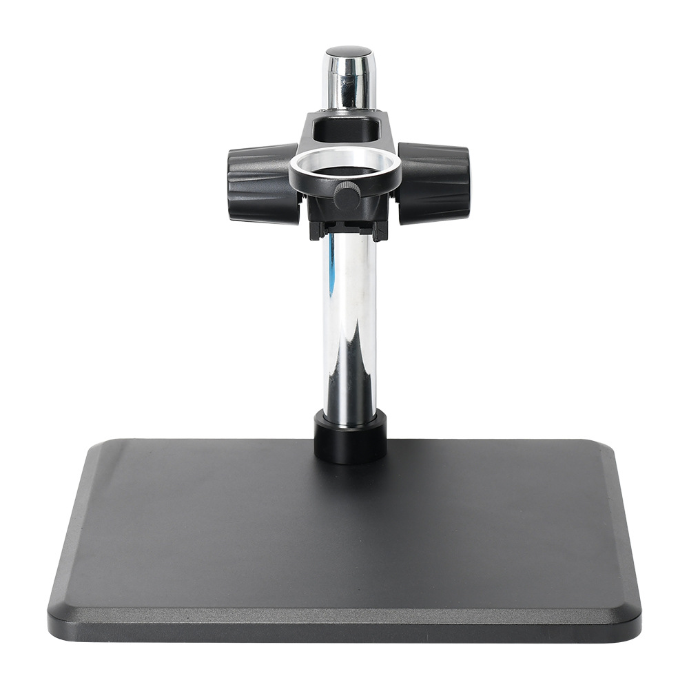 体式电子显微镜支架32/50MM孔径调焦升降组工业实验黑色包邮代发