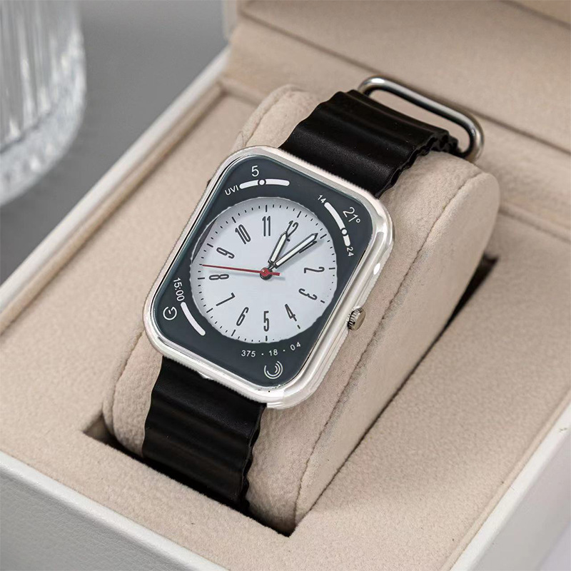 Orologio alla moda WATC con cinturino in silicone sportivo con cronometraggio funzionale al quarzo Multi S8_voghion.com