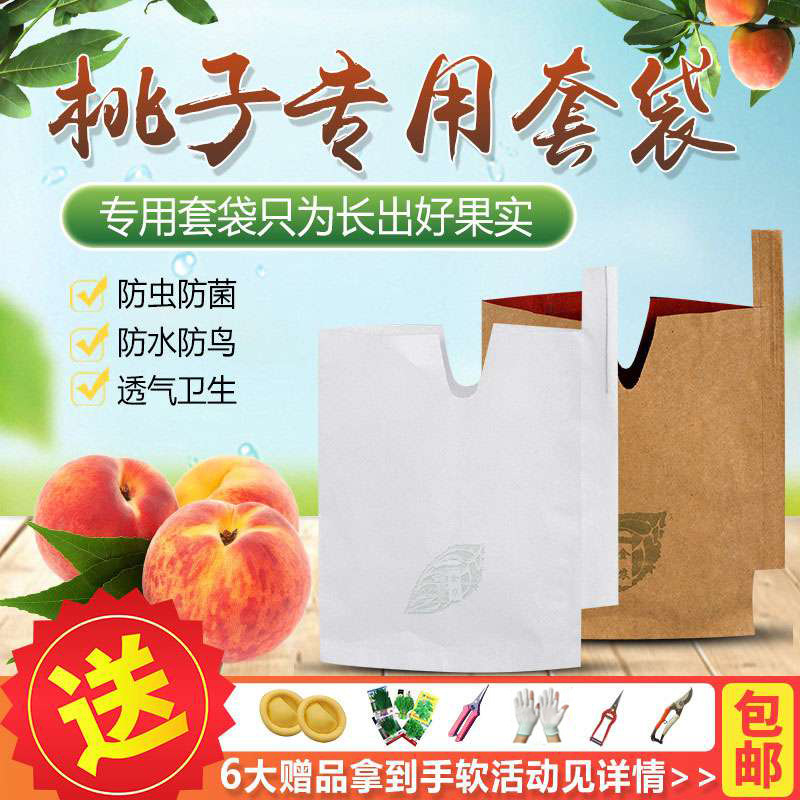 桃子专用套袋桃袋子油桃毛桃黄桃套袋冬桃蟠桃水果套袋果袋水蜜桃