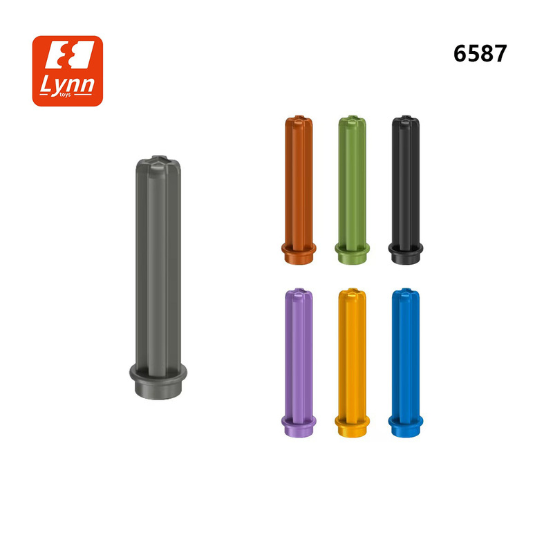 Domestic Small Particle Building Blocks 6587Moc Technology Parts 1X3 Single-Sided Cross Shaft 9686 Cross-Border Wholesale
