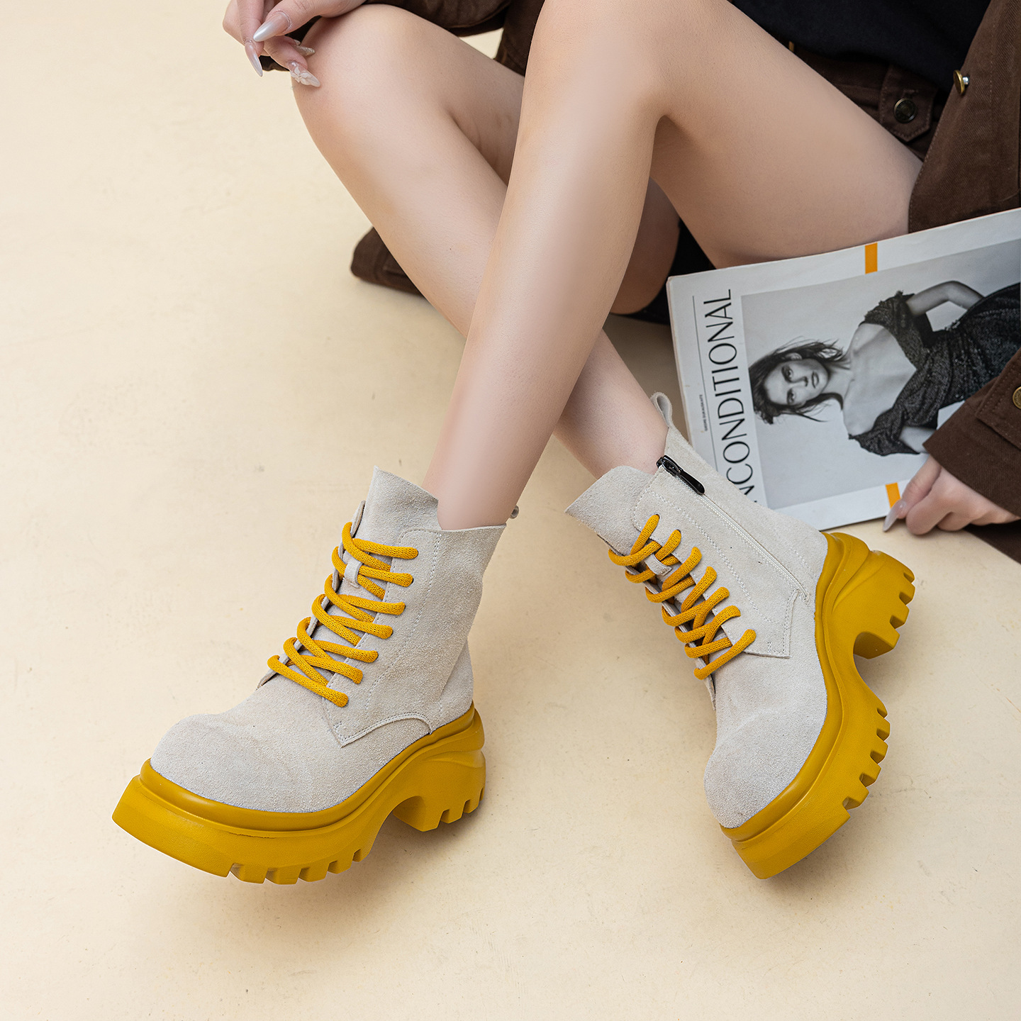First layer cowhide Martin boots for women 2026 new style genuine…