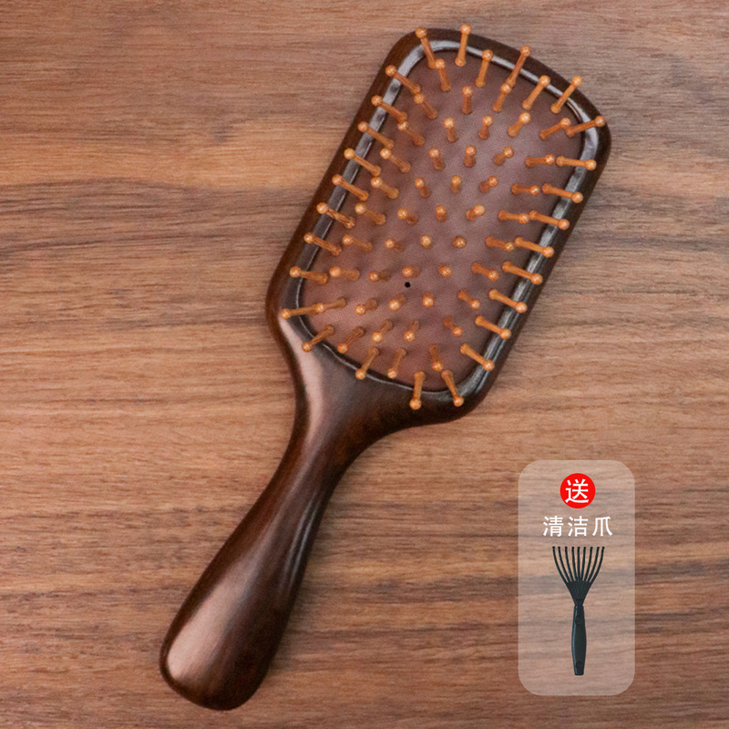 天然ゴールデンサンダルウッドエアクッションエアバッグコーム木製ヘアコーム頭皮マッサージコームアウトドア用品木製コームギフトボックス|undefined