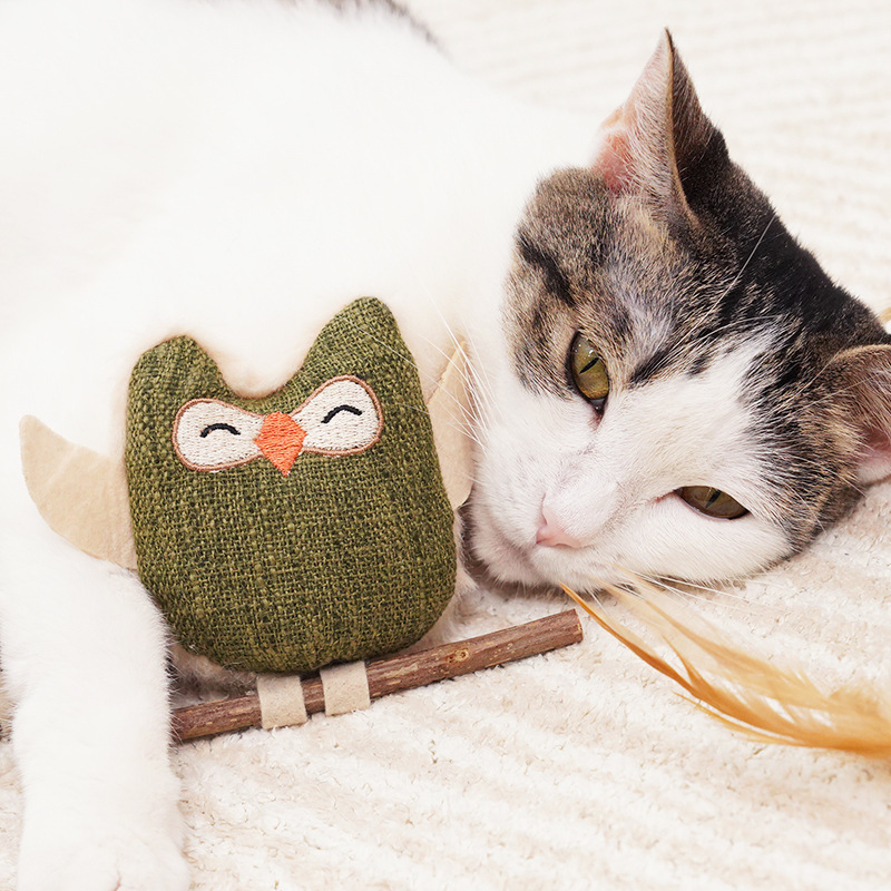 アマゾンの猫のおもちゃ、セルフプレジャーと退屈解消、イヌハッカ、フェザーウッド、歯ぎしりスティック、歯のクリーニングと噛みつき防止のペット用品|undefined