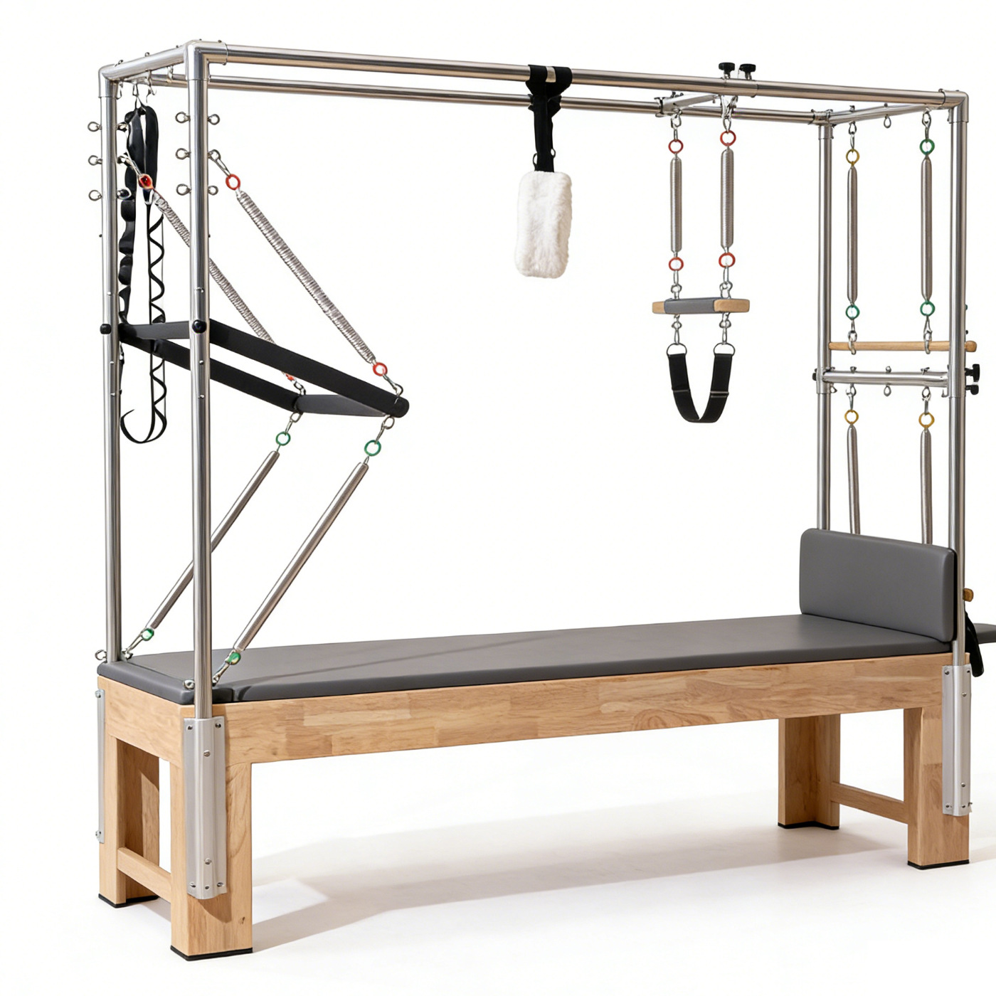 Fabricante de Pilates roble Cadillac cama elevada gimnasio entrenamiento privado Cadillac cama central