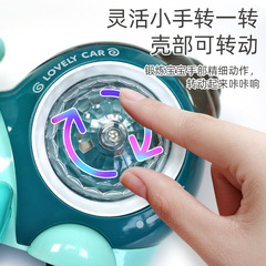 Strolling Electric Omni-directional Swinging and Nodding Little Snail Music Projector Lighting Cute Snail Toy Car Children's Toy