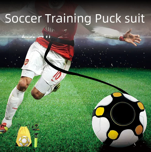 Explosions Football Training suit Adult Primary and Secondary School Football Training Auxiliary Volleyball Swing Strap Bounce Ball Set
