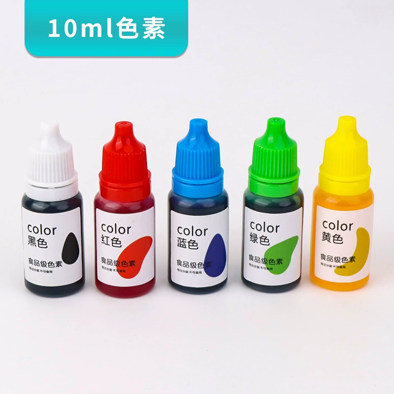 10 мл детский научный эксперимент пищевой пигмент водяное масло Пластилин слизь Кристалл грязи цвет тон пигмент ручной работы