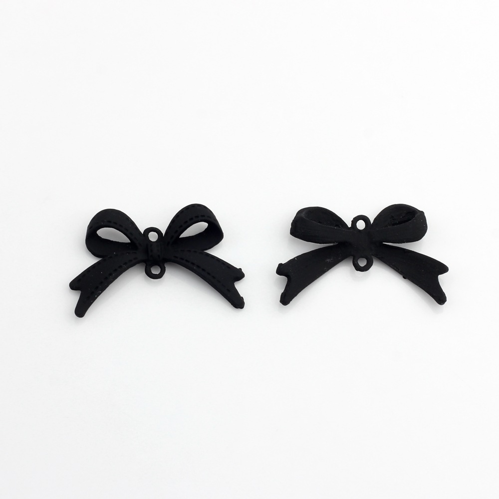 10 PCS/Package Alloy Bow Knot Pendant Simple Style display picture 9