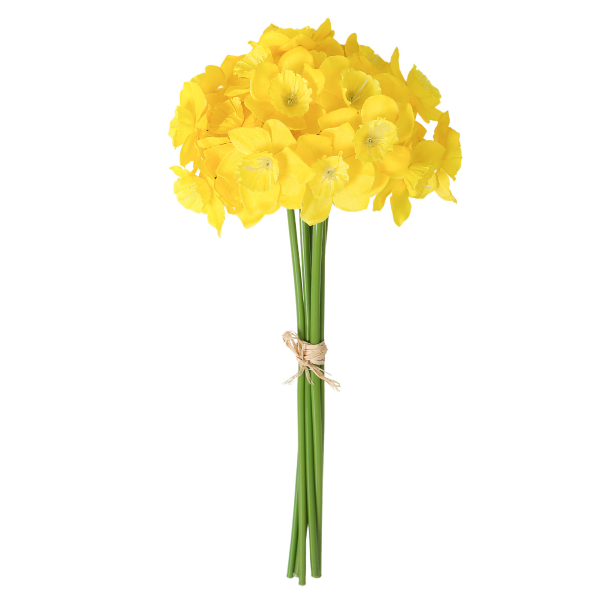 Simulación de flores de narcisos extranjeros mano de tela de seda narcisos estilo pastoral comercio exterior AliExpress Taobao narcisos
