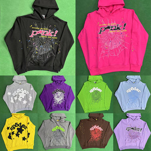 Sp5der��������Young Thug555ͬ��l����ĸ��H�Bñ��Pink�l��