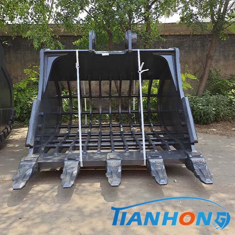 厂家批发挖机配件 挖掘机筛斗 20T挖机 1500宽栅格斗 网格斗 漏斗