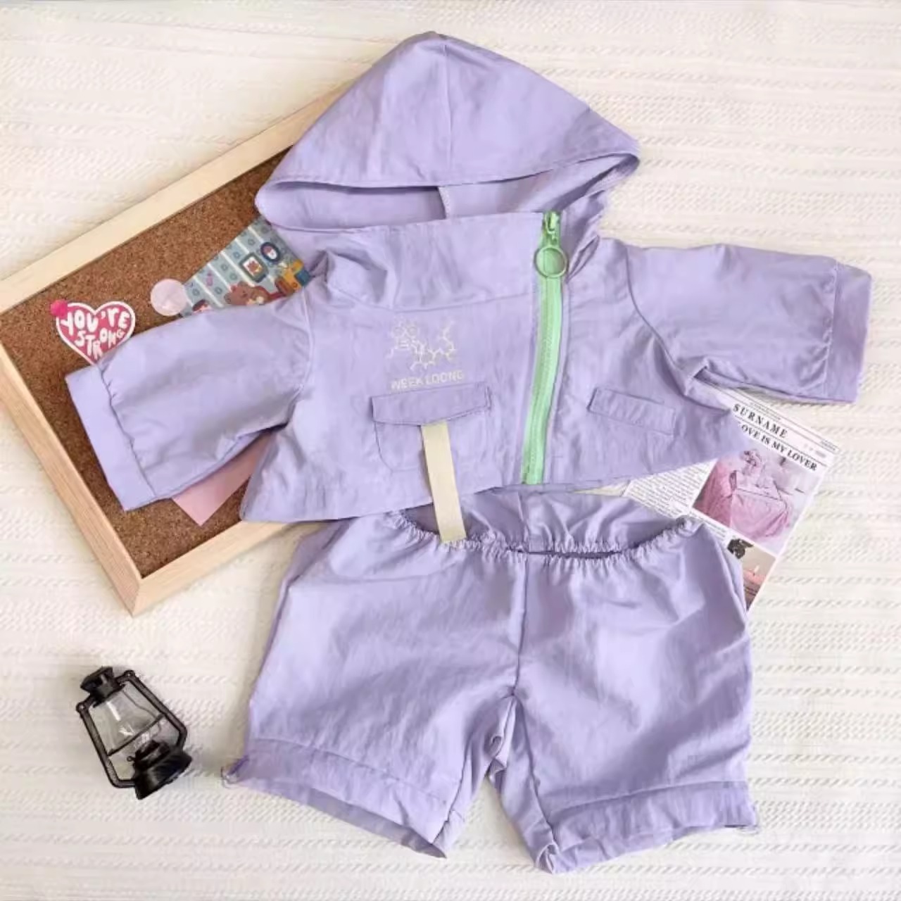 Сиреневая куртка, штаны