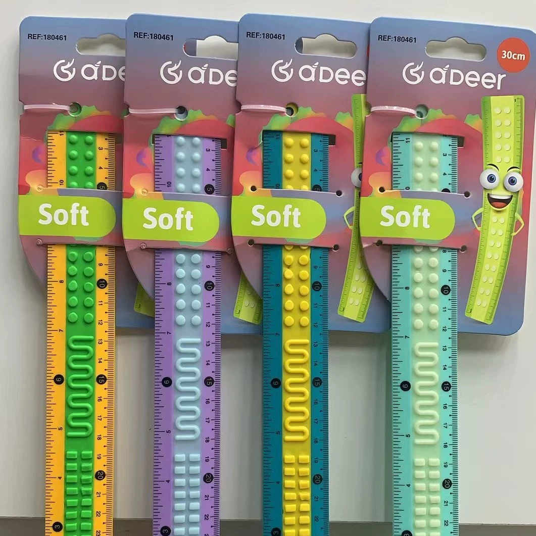 30 см 20 см линейка с покрытием из АБС-пластика, линейка из ТПР, линейка Lego, студенческая офисная обучающая линейка, двусторонняя линейка для быстрого рисования линий