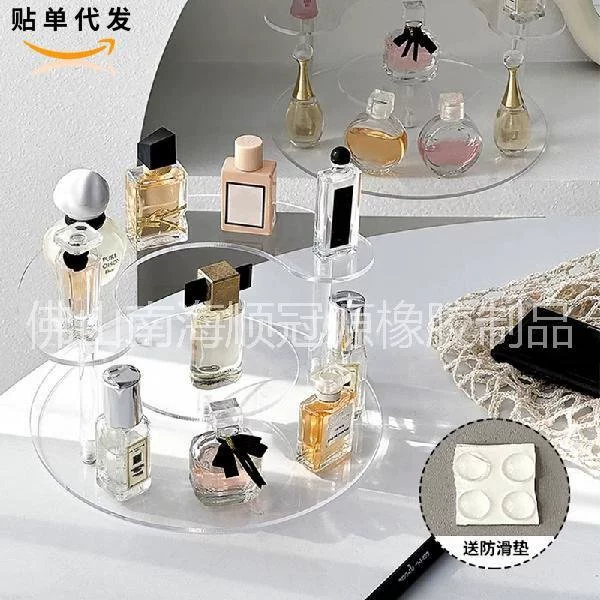 Acrylic perfume, stand, riser, storage system, multilayer tubing, doll, minifigure