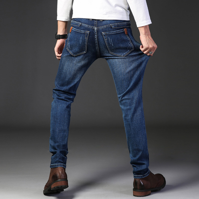Factory Direct Sale Special Price Stretch Thin Jeans Men's Straight Slim Fit Stretch Casual Pants Youth Trendy Men's Pants Factory Direct Sale Special Price Stretch Thin Jeans Men's Straight Slim Fit Stretch Casual Pants Youth Trendy Men's Pants
