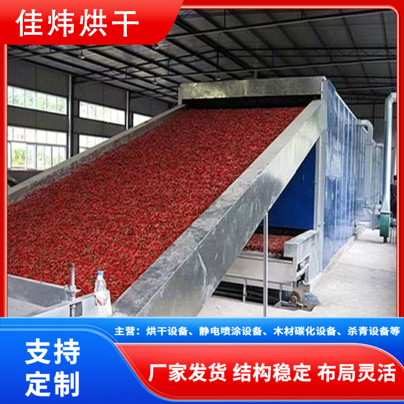 网带烘干设备 多层网带杀青烘干机 不锈钢网带脱水烘房-佳炜干燥