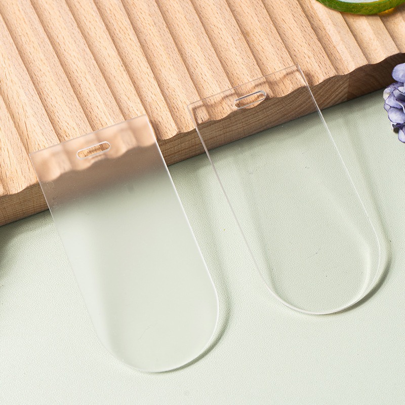 婚礼半透明磨砂亚克力婚礼席位卡桌卡宾客名卡 六边形手写名字牌