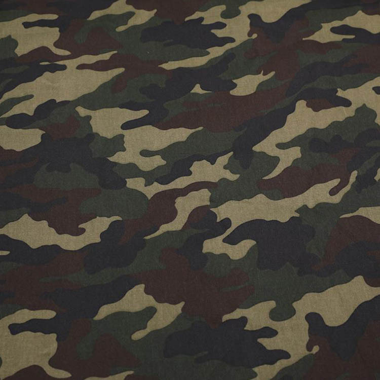 Tejido elástico twill forestal camuflaje ropa de trabajo algodón spandex tela mixta